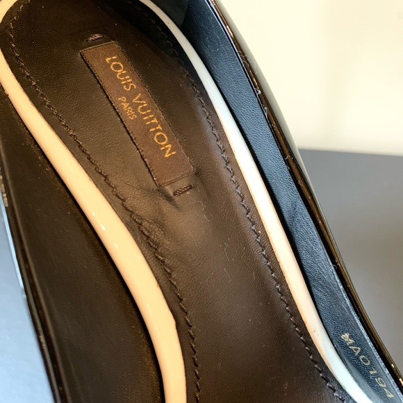 Louis Vuitton Eyeliner Peep Toe Platform Pumps - Picture 8 of 10